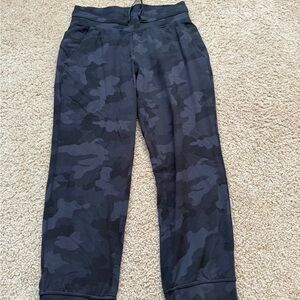 Lululemon Athletica Black Camouflage Joggers